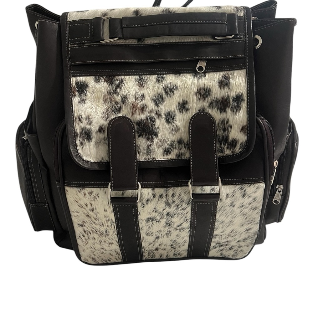 Genuine leather backpack